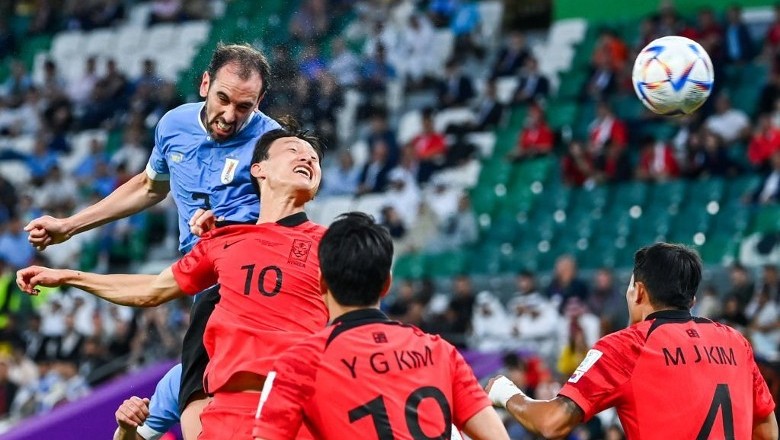 Uruguay chiếm ưu thế nhỉnh hơn khi đối đầu với Hàn Quốc